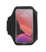 STREETZ Futrola za mobitel SPO-002, slim, do 6.5", reflektirajući, crni Sport armband